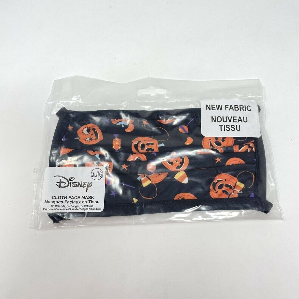 Disney Parks Halloween Face Mask Covering Mickey